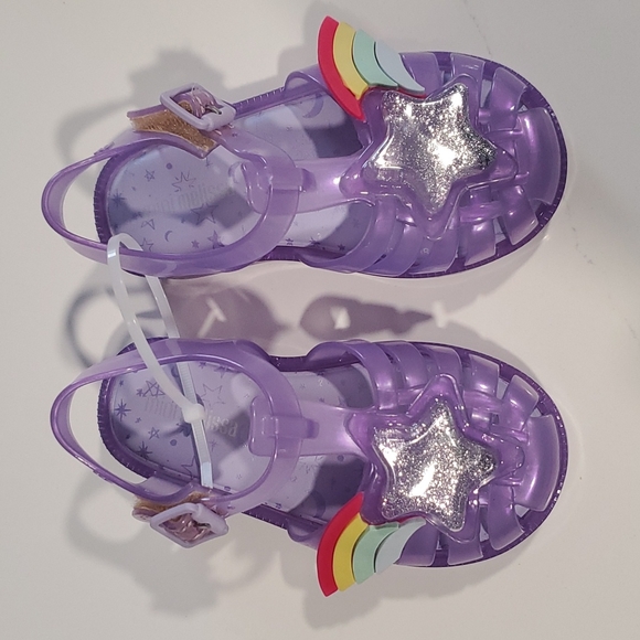 Mini Melissa Other - NWOT Mini Melissa Sandals Purple Size 8